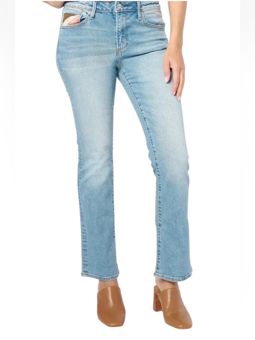 NWT Driftwood Embroidered Denim Kelly Bootcut Jean - Arizona Sunrise - 26 - Picture 2 of 11